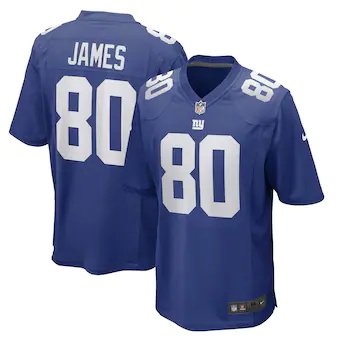 mens nike richie james royal new york giants game player je